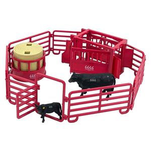 6666 Ranch Black Angus Ranch Set Toy  Big Country Farm Toys